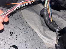 Wiring from the car 