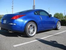 As the car currently sits:
35% Tint
Enkei RPF1s - 19x9  18, 19x10  22
Toyo T1Rs
Nismo S-Tune Exhaust