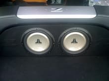 2 10&quot; jl audio speakers with custom box..