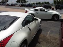 Z's # 6 and 7 you can see a 6 in the quater window. I have 7's on my new 370z