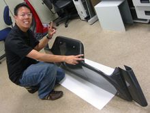 Posing with the Top Secret Diffuser