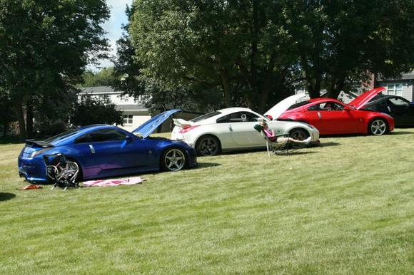 First Car Show...beautiful Nismo next to me