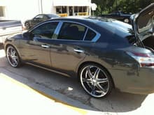 Latest mods are 22&quot; VCT Mobster rims with color matched inserts in the Dark Slate Grey