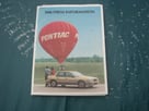 1986 Pontiac Press Information Kit