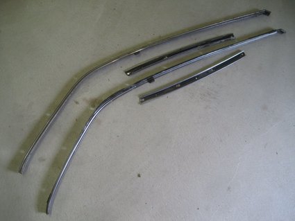 1966-67 Pontiac GTO roof weatherstrip retainers