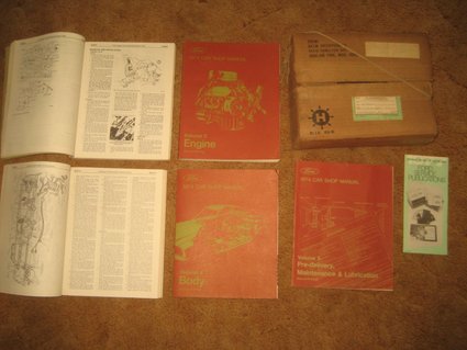 1974 Ford Car Shop Manual Set