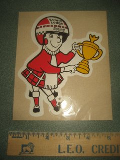 NOS Econo Lodge Racing Decal