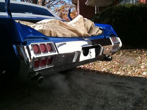 New bumper with new taillights