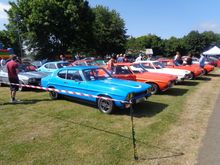 Never seen so many mk1 Capri V6's and RS3100's!! Very nice.