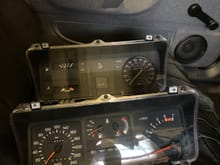 Speedometer on opposite side 