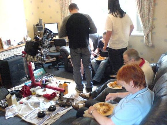 Impreza Type R EJ22t build in clean working environment