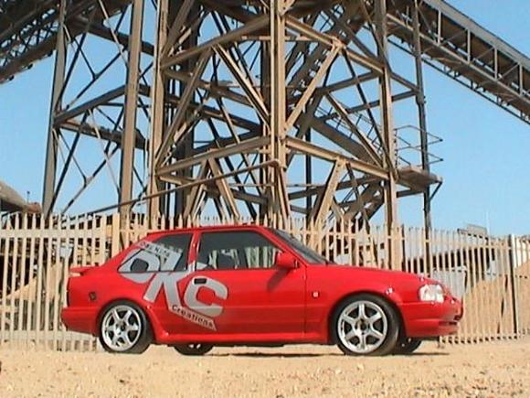 Escort Mk4 RWD mini rally car