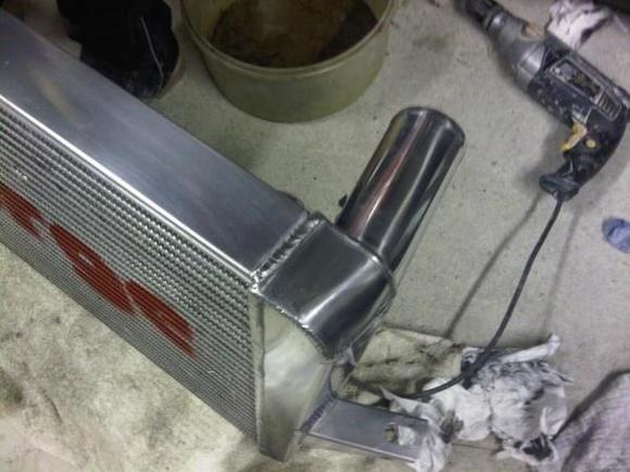 a little work on the intercooler