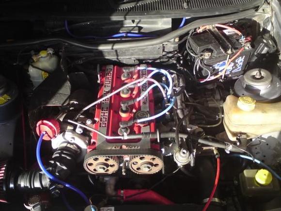 This was my engine bay when i first bought the car.