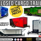 🔥Enclosed Cargo Trailers IN STOCK - All Sizes - SALE! 