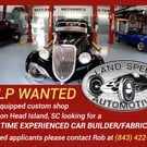 HELP WANTED - CAR BUILDER / FABRICATION
