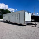 8.5x34 Vintage Pro-Stock Race Trailer with Bathroom Package 