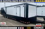 8.5X36 Triple Torsion Axle Race Car Trailer w/ Race Package for Sale $36,049