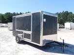 2018 Pace American 6x14 Vnose Tailgater Trailer with 1/2 Bat  for sale $10,995 