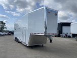 United 8.5x36 Aluminum Gooseneck Stacker Racing Trailer