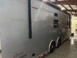 Aluminum Race Trailer with Bathroom and Sleeping Quarters  for sale $85,000 