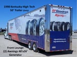  1998 Kentucky-High Tech 50' Trailer w/ two awning framing  for sale $119,000 