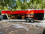 30’ Featherlite gooseneck race trailer 