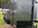 7 X 14 Enclosed Trailer – Tandem Axle with Blackout Packag  for sale $6,025 