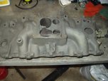 CHEVY BIG BLOCK Oval Port Cast Iron Intake Manifold  for sale $125 