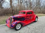 DOWNS 1934 CHEVY COUPE 383 A/C POWER WINDOWS MUST SEE 