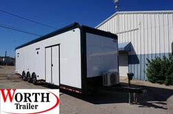 34FT Finished Out Race Trailer ST# 93239