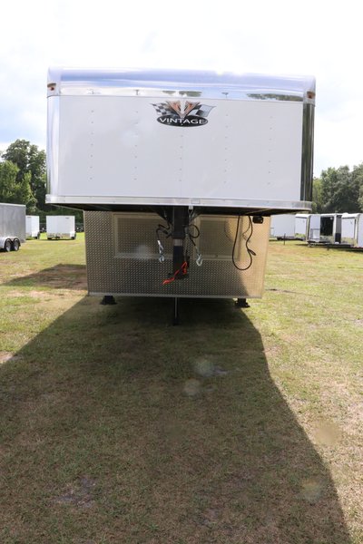 2021 8.5 x 48 Vintage Gooseneck Race Trailer
