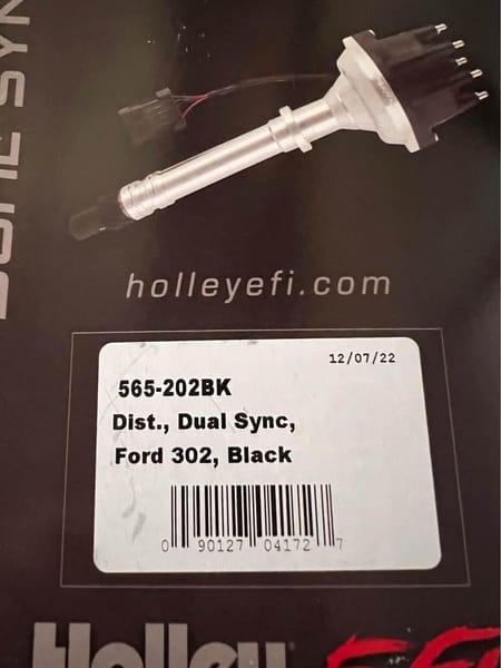 Holley dual sync distributor - SBF - BRAND NEW
