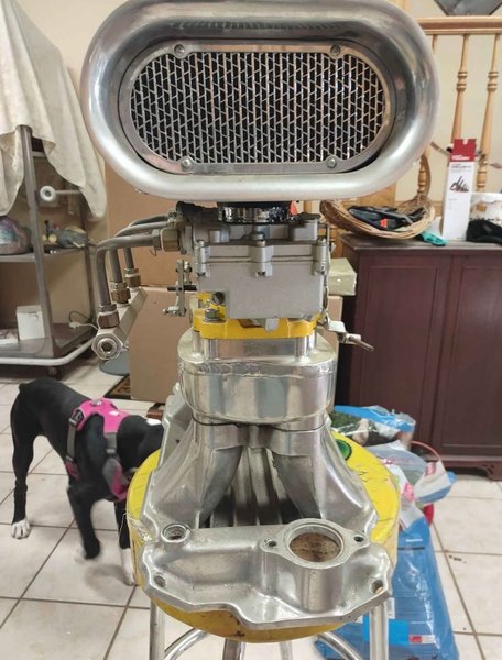 SBC Edelbrock Tri-Power Tunnel Ram Intake  for Sale $2,500 