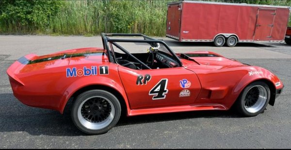 1968 Corvette Chassis w/Fiberglass After-Market Body  for Sale $20,000 