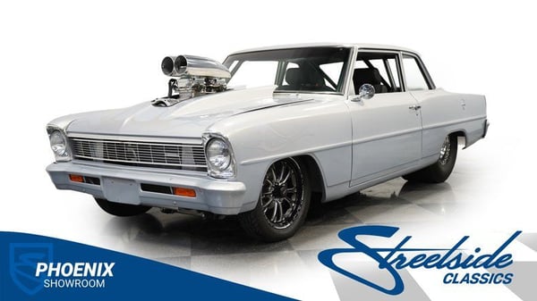 1966 Chevrolet Nova Chevy II Supercharged Pro Street  for Sale $85,995 