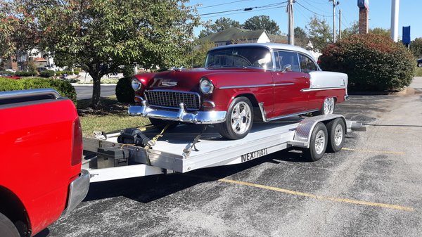1955 chevy bel air hard top. Ls high end car