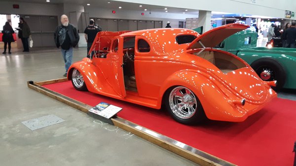 1935 5 window custom ford  