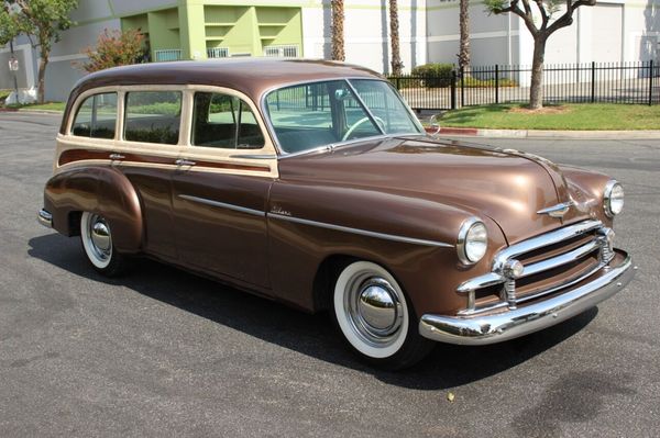 1950 Chevrolet Styleline Deluxe Tin Woody for Sale $36,900