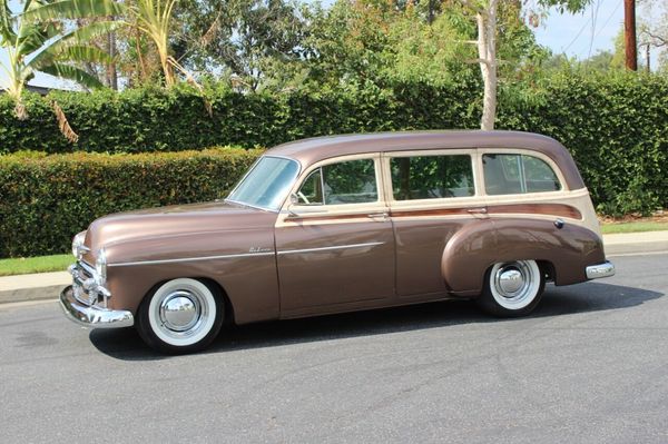 1950 Chevrolet Styleline Deluxe Tin Woody for Sale $36,900