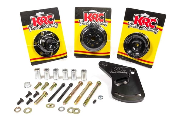 Pulley Kit Serpentine Ford 347SR/JR 12% Red., by KRC POWER S