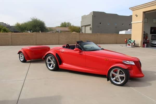 1999 plymouth prowler with trailer sell trade  for Sale $35,000 