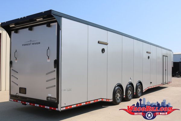 48' Two-Car Custom Race Trailer @ Wacobill.com 
