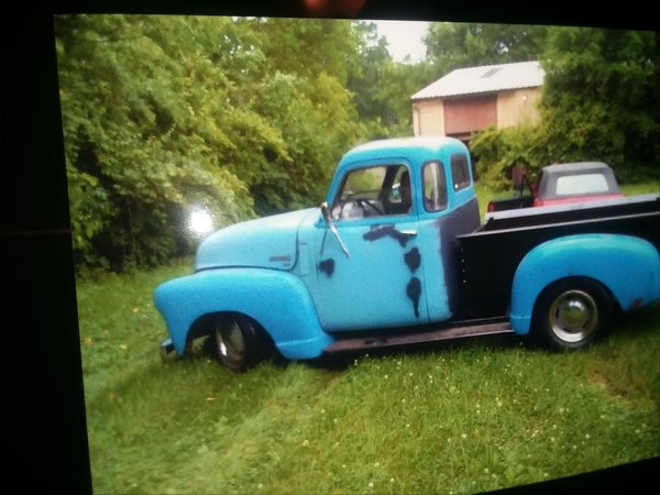 1949 5 window Chevy.