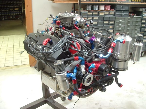 Ray Barton 426 Hemi 572 CI Engine 1275HP Fresh Rebuild for Sale $30,000.