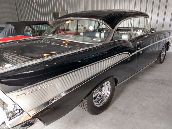 57 Chevy Belair completely restored