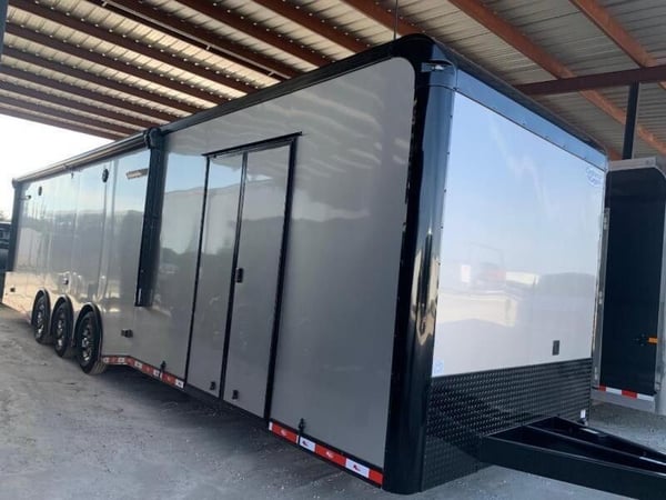 34' BATHROOM Electric awning AUTO MASTER Car Racing TraileR  for Sale $48,999 