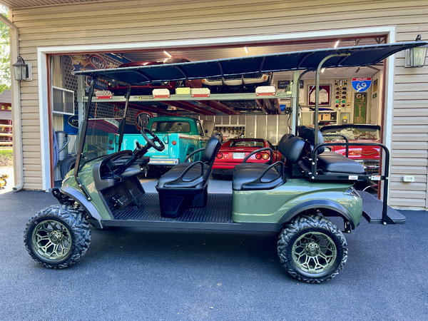 E-Z-GO Express L6 Lifted 6 Seat Gas Golf Cart for Sale in Monrovia, MD |  RacingJunk
