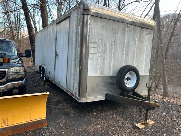 2001 teo pro car and 24ft enclosed trailer with parts