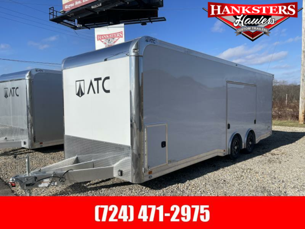 ATC 8.5X24 ROM-500 ALUMINUM ENCLOSED CAR TRAILER  for Sale $32,900 